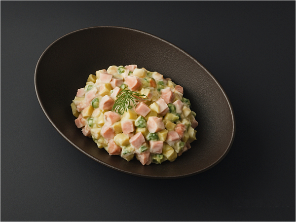 Оливье с колбасой 500г