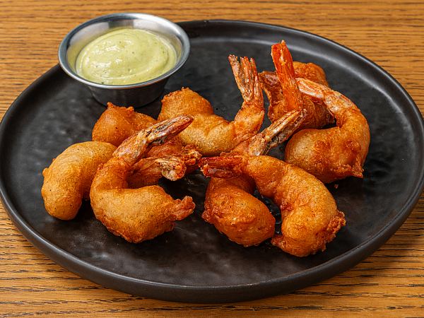 Креветки темпура